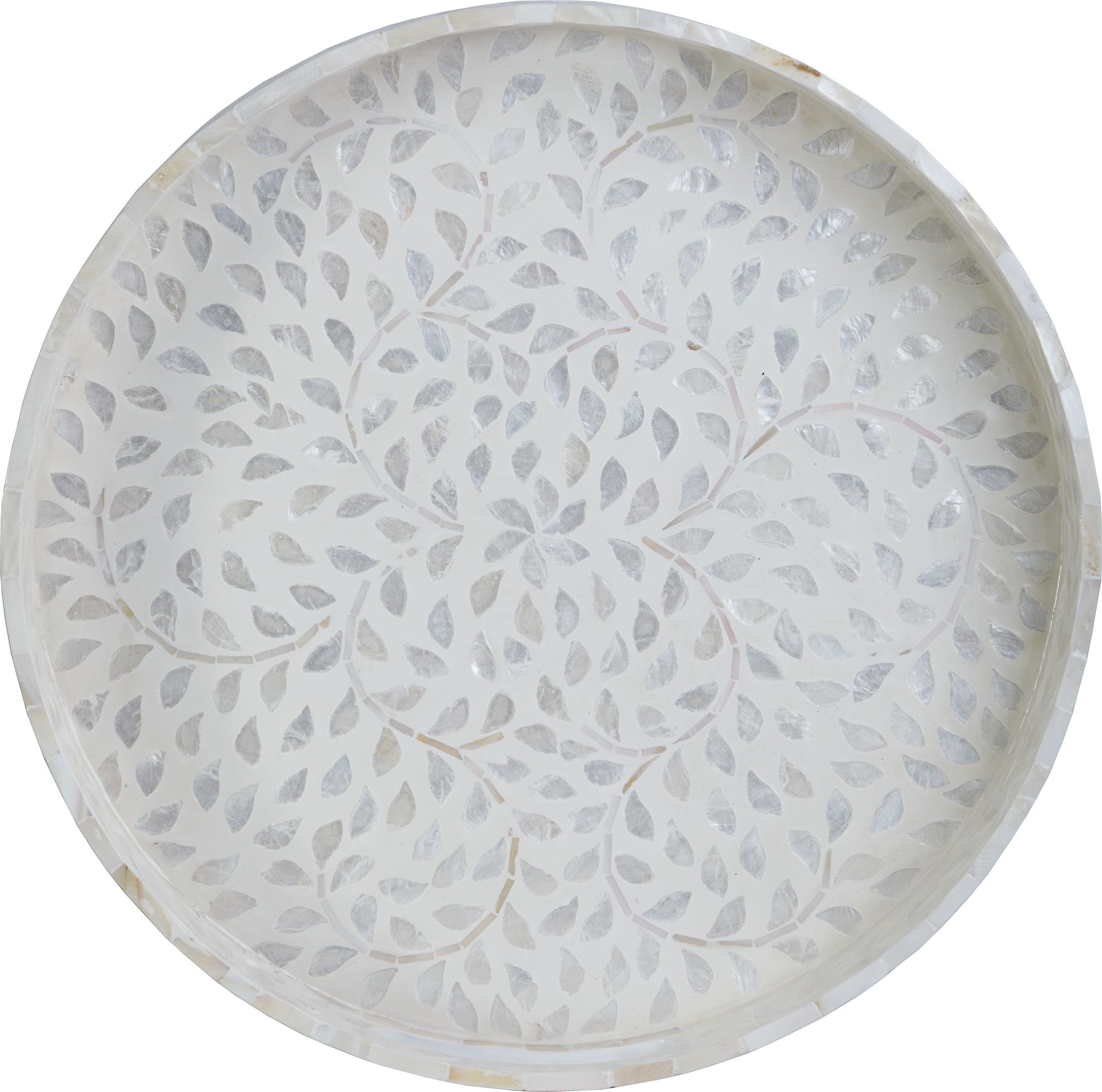 Поднос декоративный с отделкой раковинами устриц Glasar 67-026/1