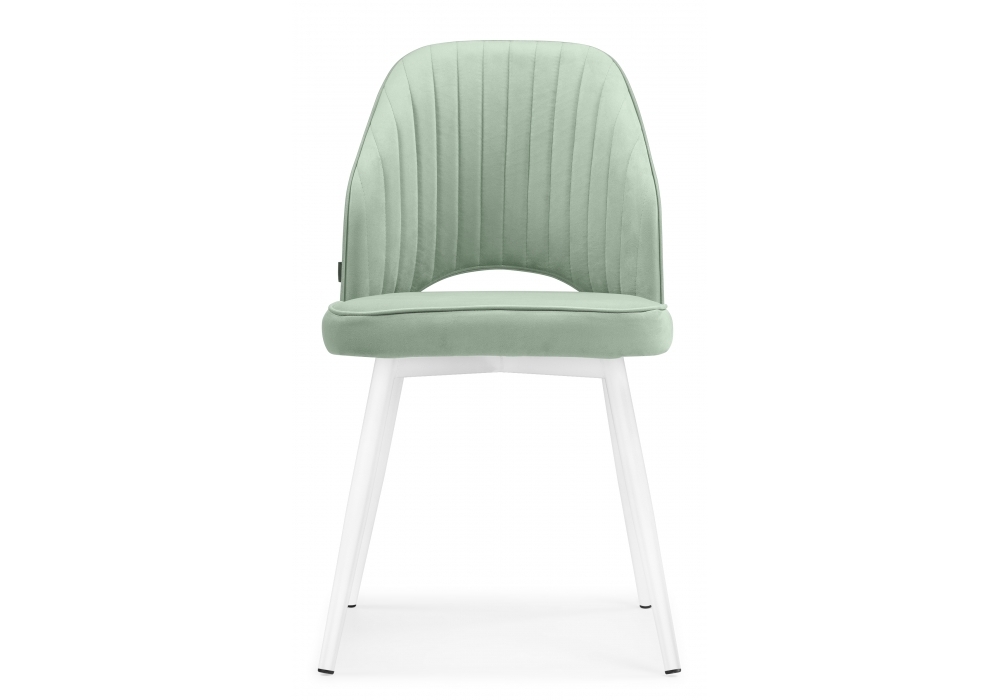 Стул Woodville Стул на металлокаркасе Брейния velutto 14 / белый 500003