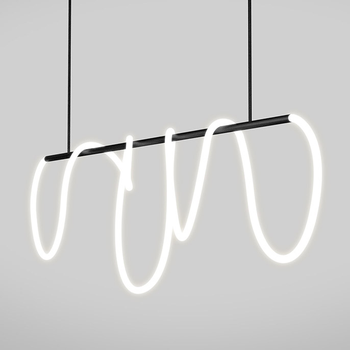 Подвесной светильник GLORIFY BLACK LONG L110 by ImperiumLoft