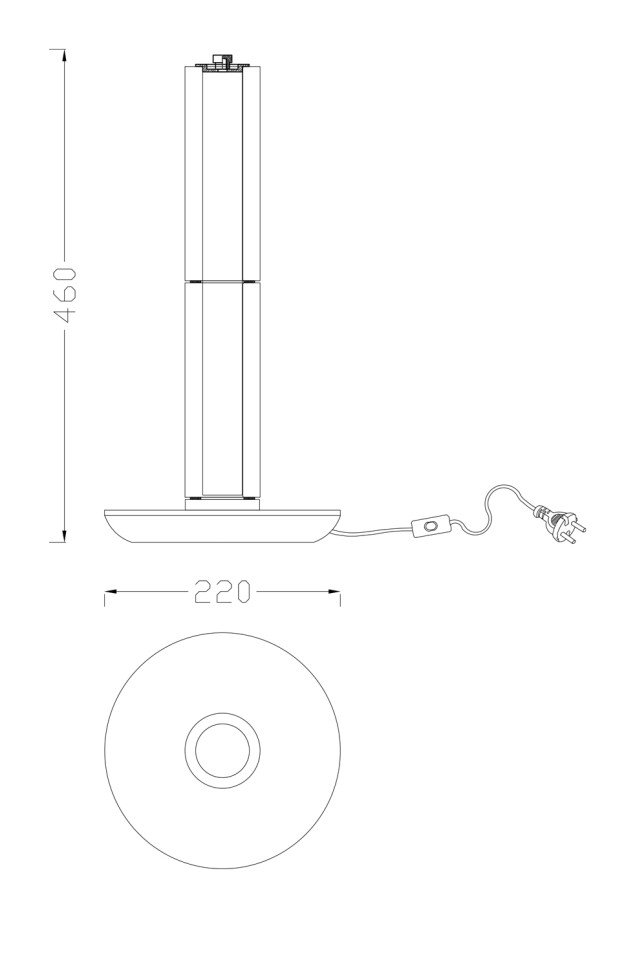 Настольная лампа Fluorite FL1178-2T