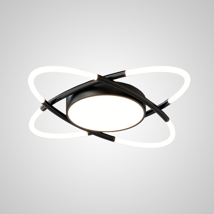 Потолочный светильник IRIA D60 Black by ImperiumLoft