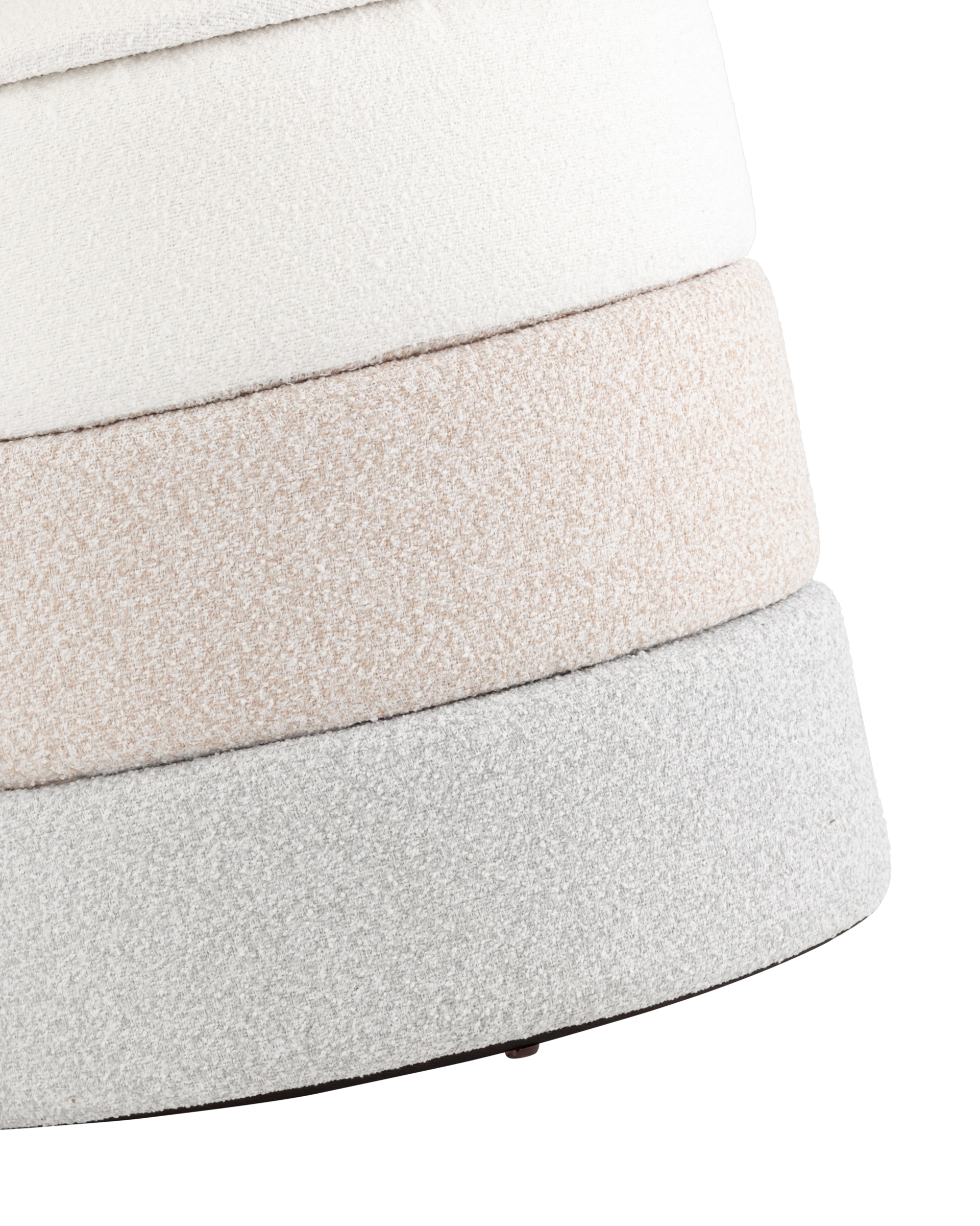 Пуф с ящиком Hive XS букле бежевый Stool Group