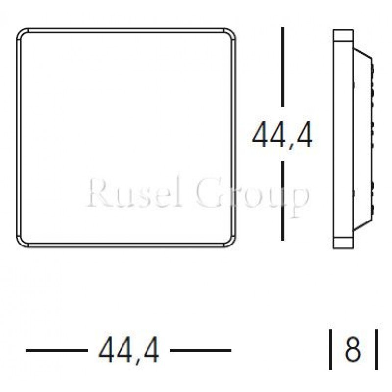 Настенно-потолочный светильник Linea Light Al book 6949