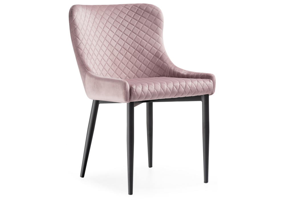 Стул Woodville Teo light purple / black 15019