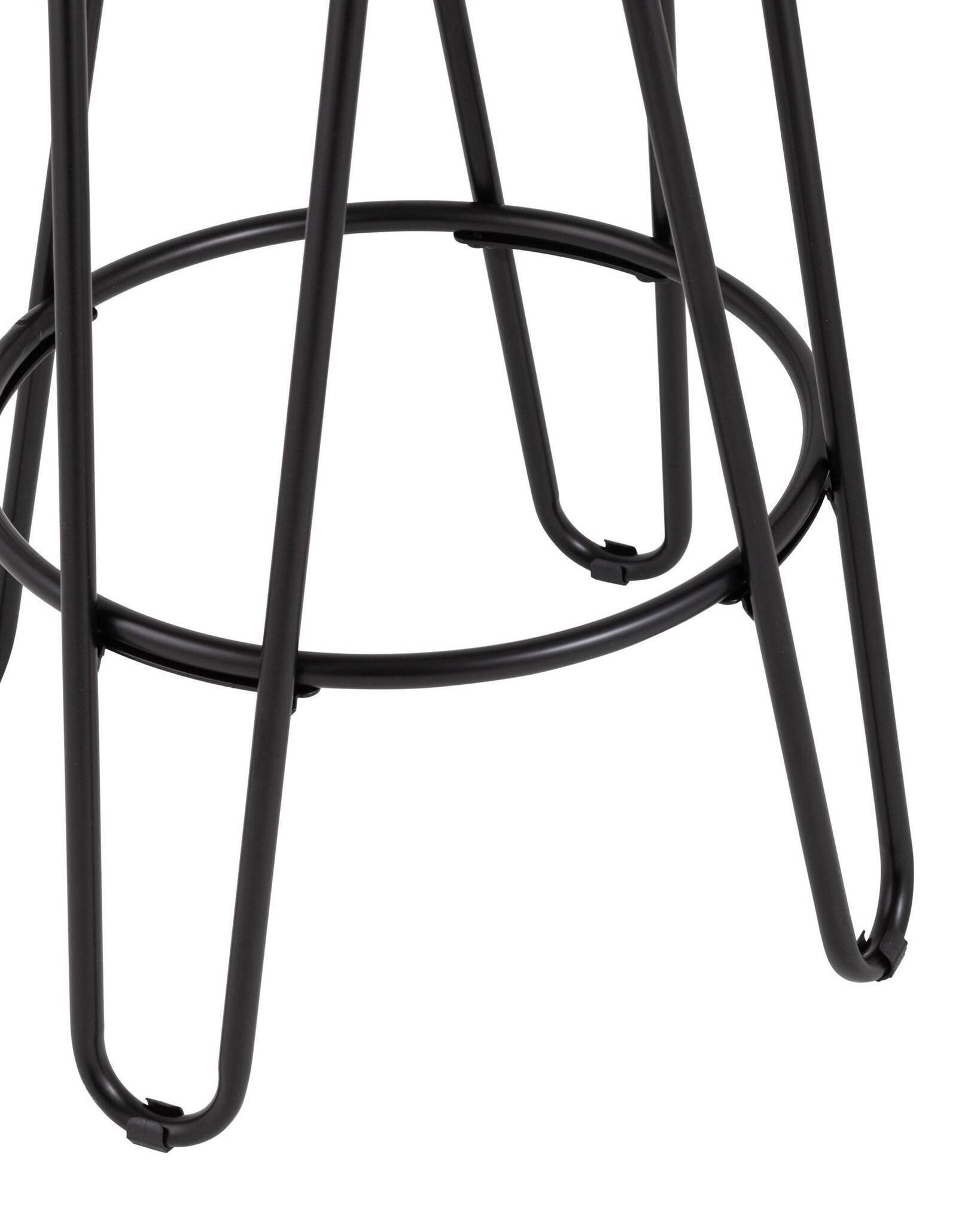 Стул полубарный АЗИЯ черный Stool Group