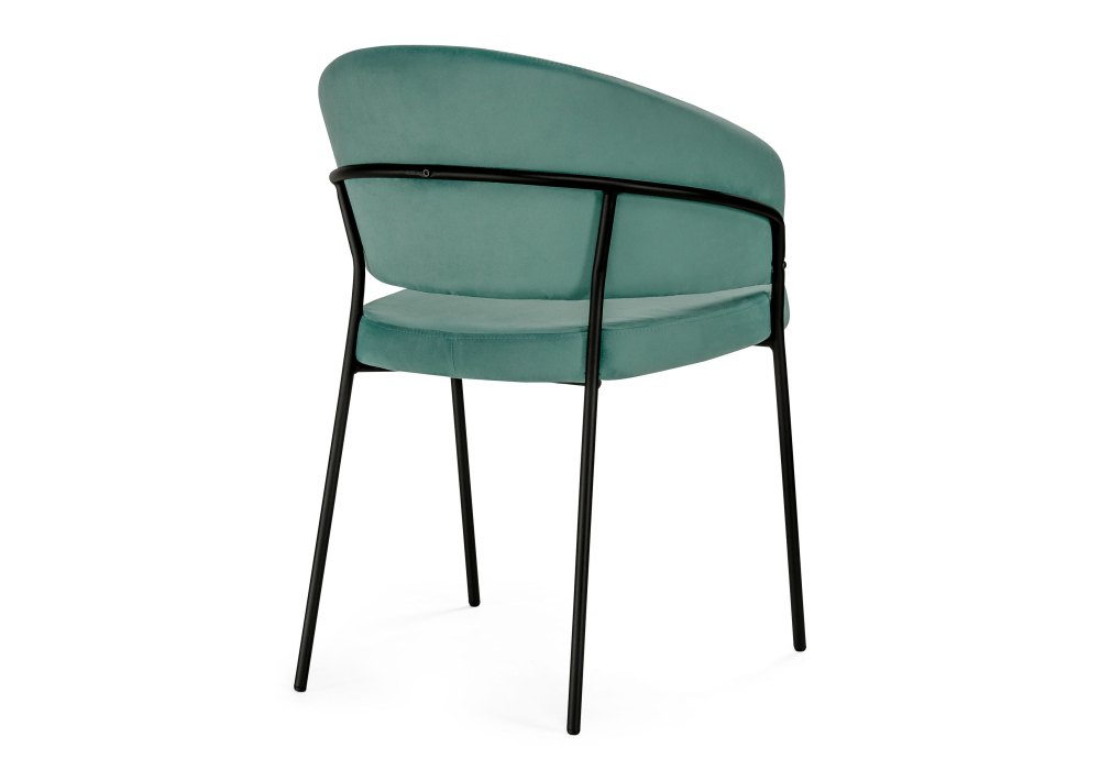 Стул Woodville Лео зеленый / черный 528457