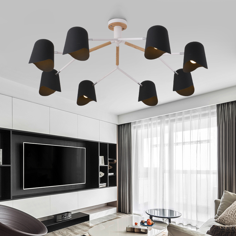 Люстра на штанге NOTCH D94 Black by ImperiumLoft