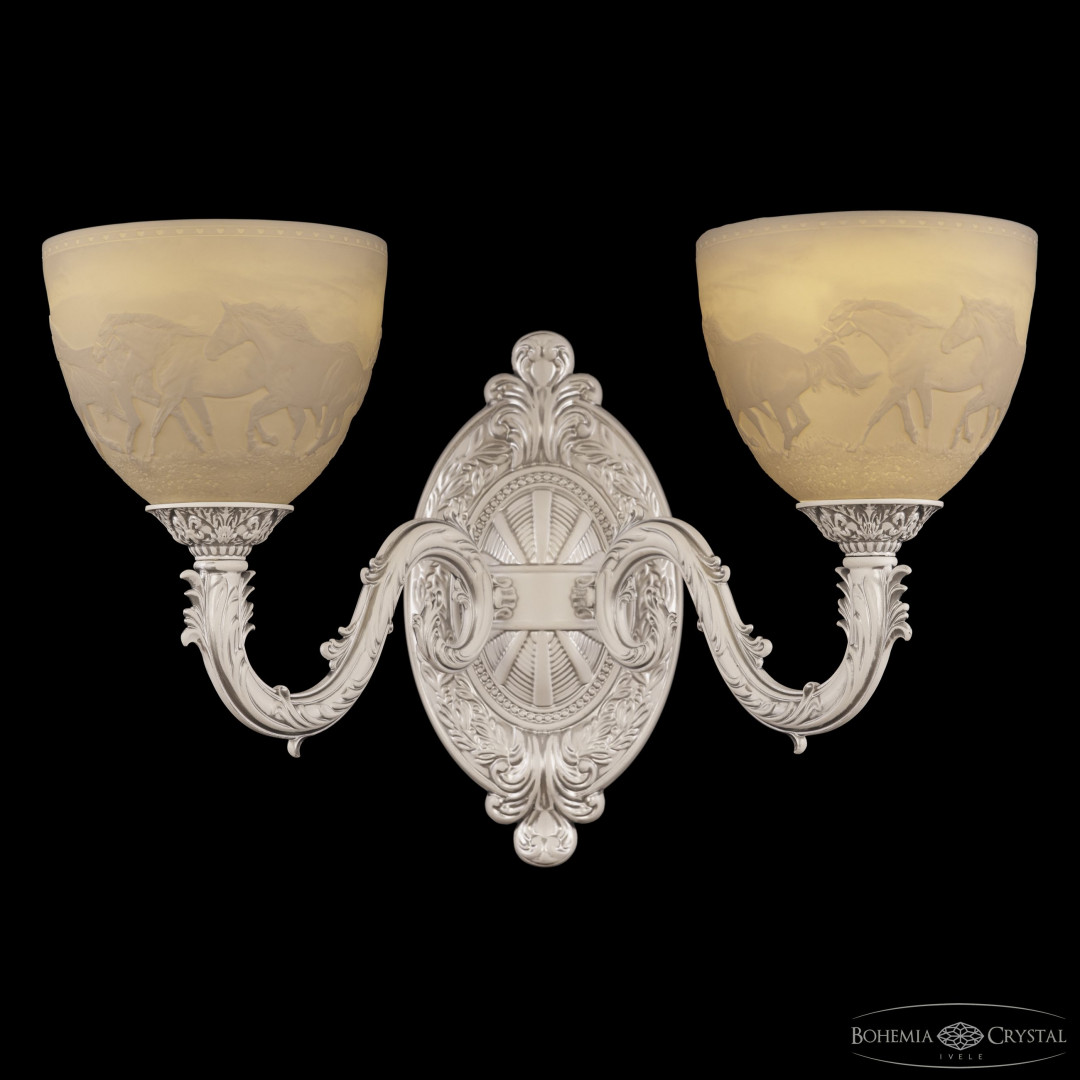 Бра с плафонами AL7901B10/2/175 WMN P1 U Horse Bohemia Ivele Crystal
