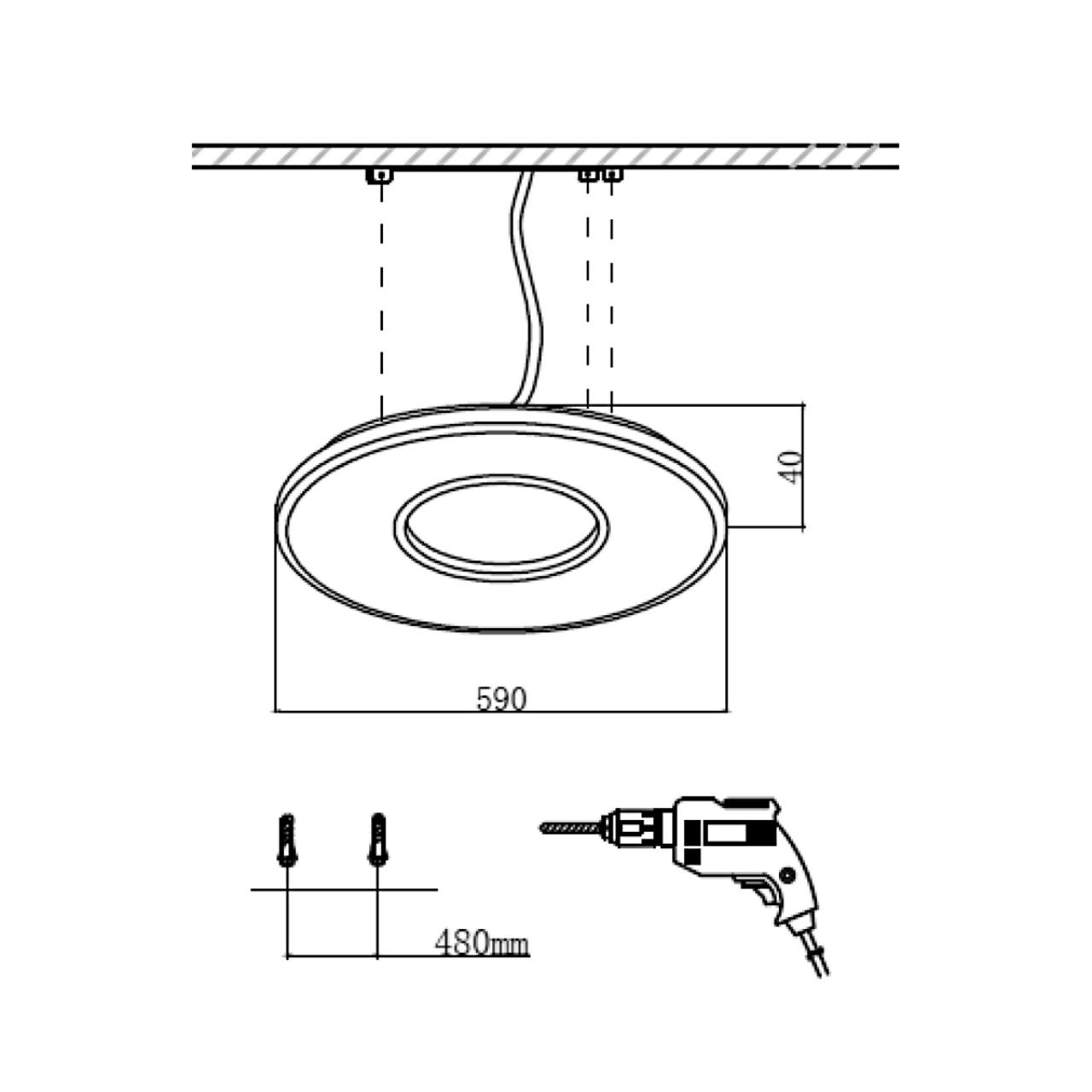 Потолочный светильник Sonex 7718/52L