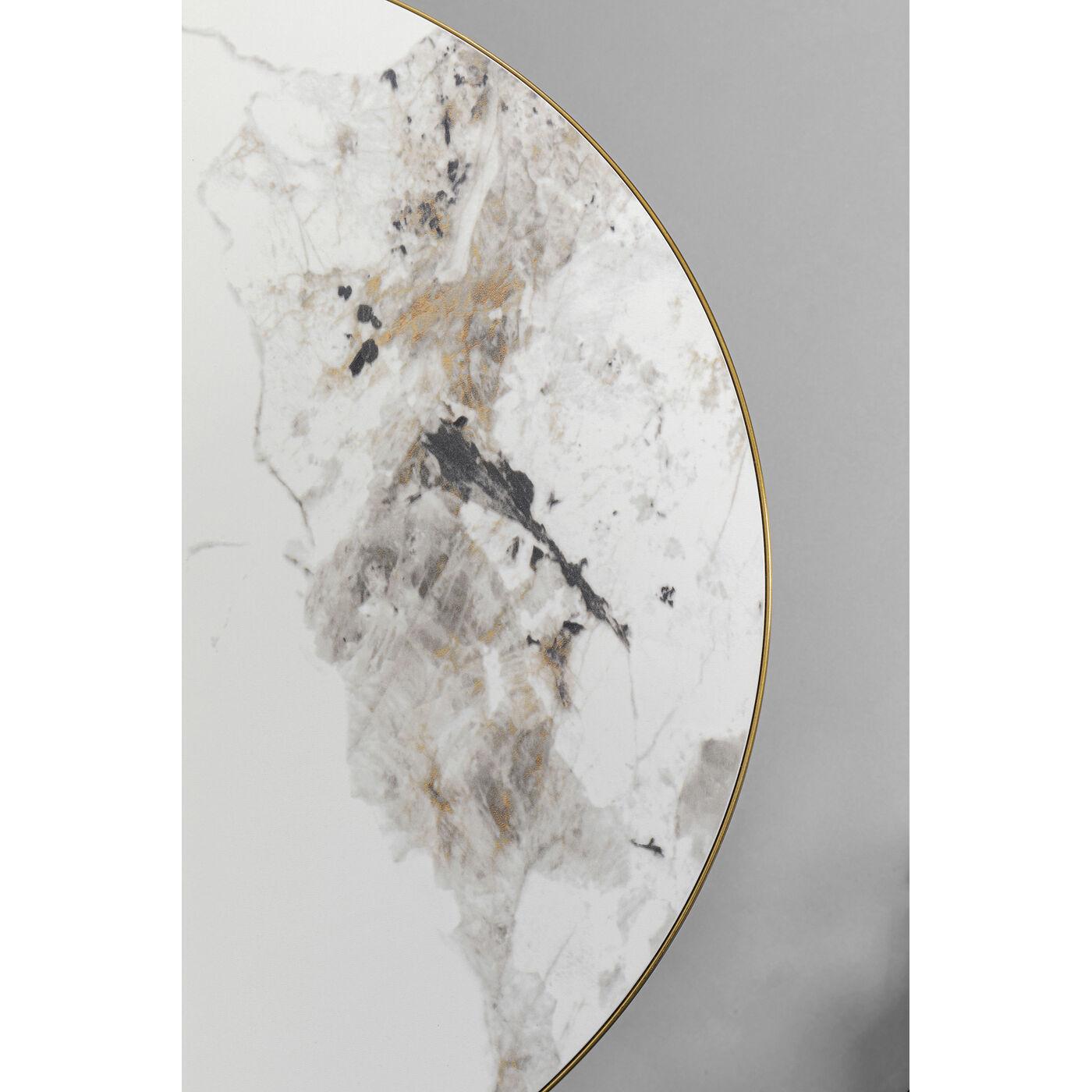 Стол кофейный Cono Marble Ø50 см KARE 87808