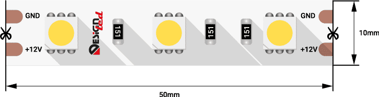 Лента светодиодная DesignLed DSG560-12-WW-33