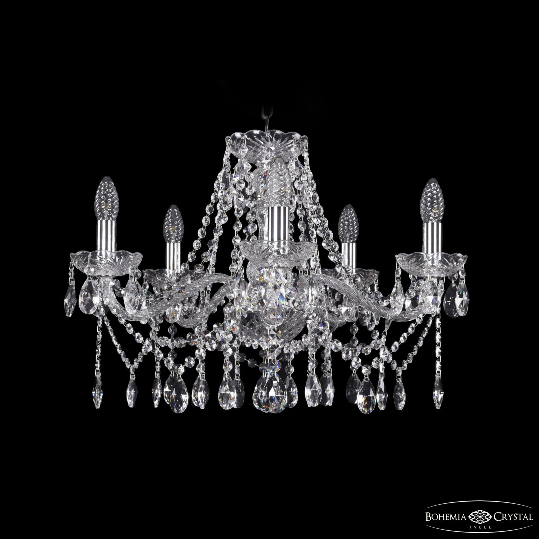 Люстра хрустальная 1413/5/200 Ni