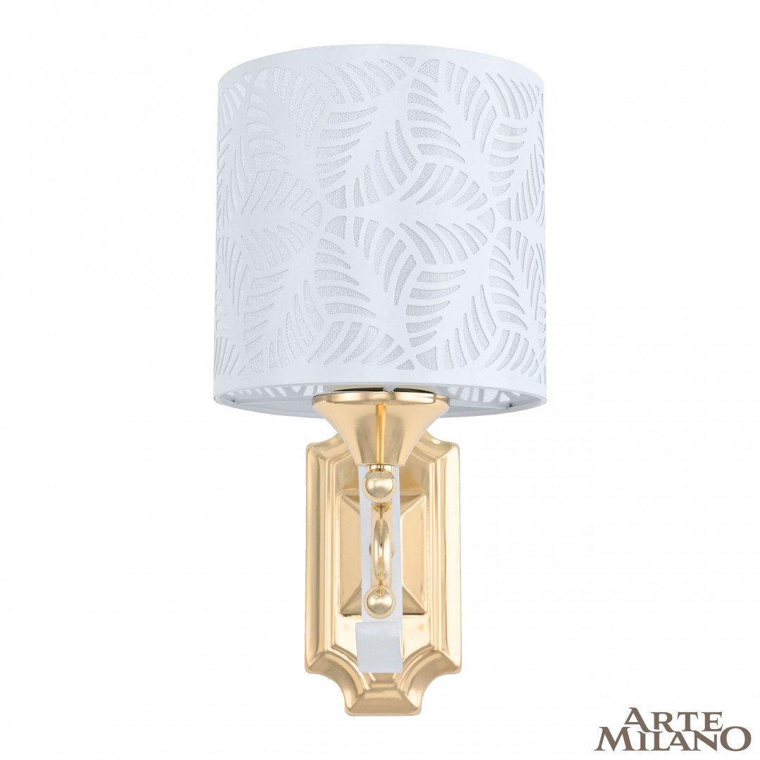 Бра с плафоном 302097/1W Wh/Gd Arte Milano