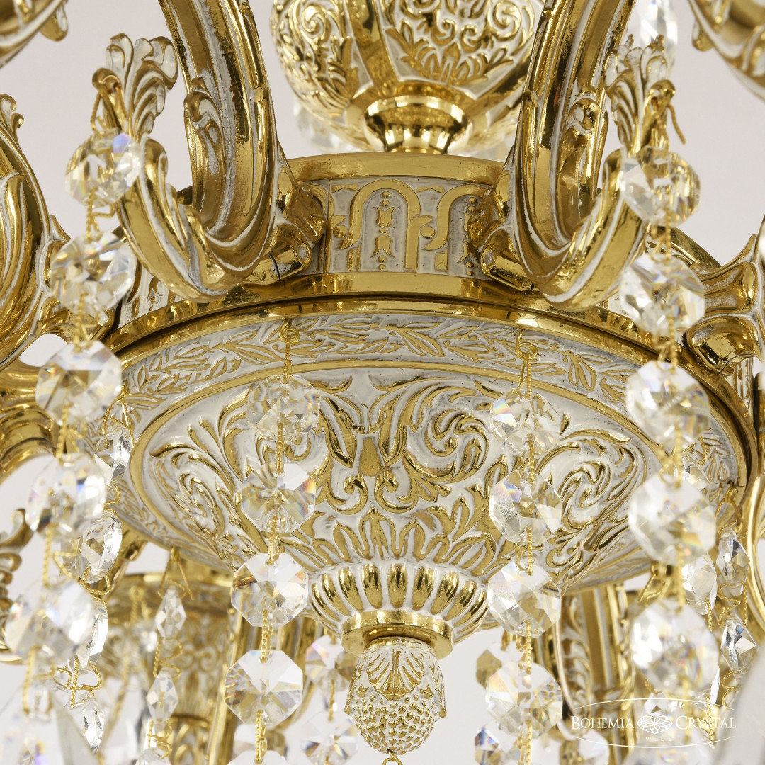 Люстра бронзовая с хрусталём 71201/10/210 A GW