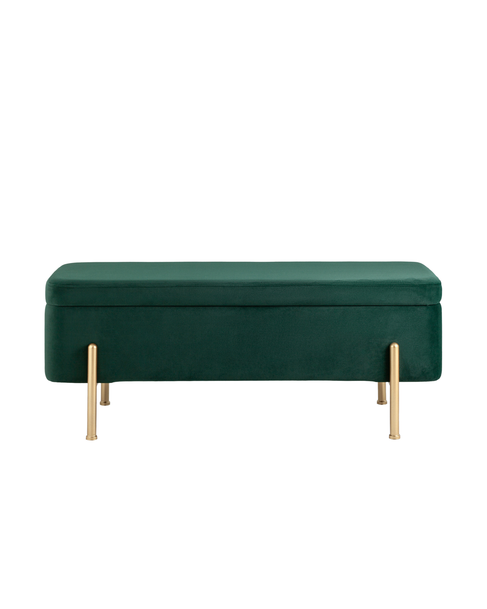 Банкетка Болейн с ящиком велюр зеленый Stool Group