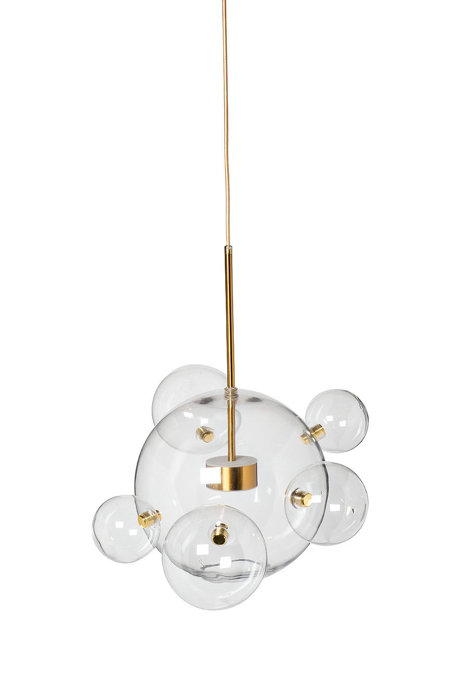 Светильник потолочный "Стеклянные шары" Garda Decor 92EL-YG20074B-8W