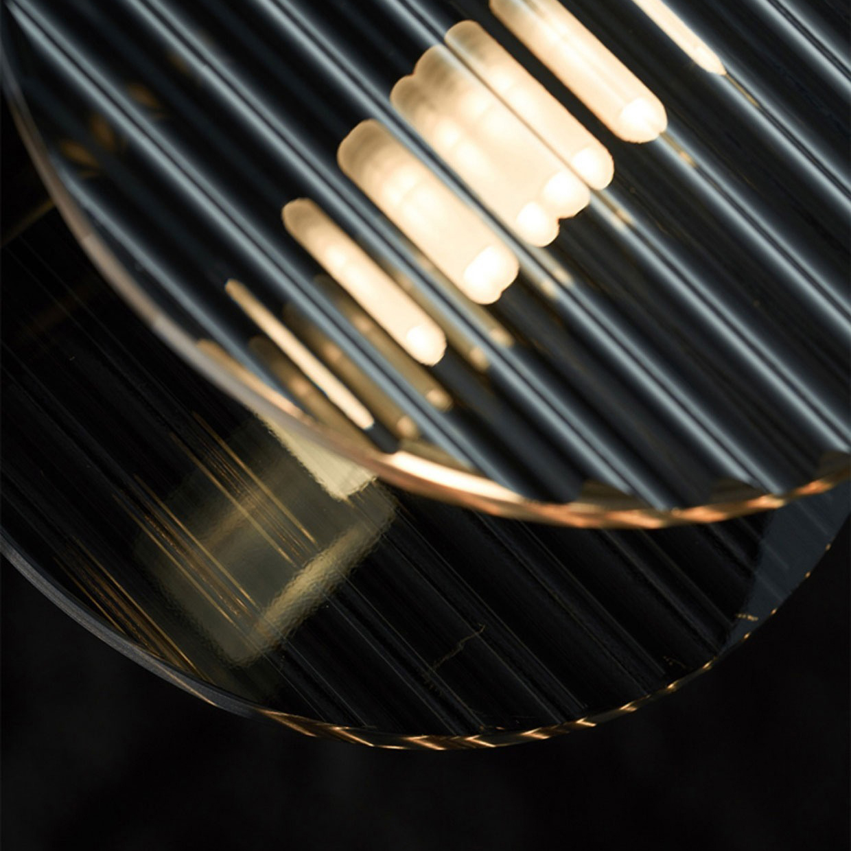 Реечный, рядный светильник RUTGER LONG L140 Black by ImperiumLoft