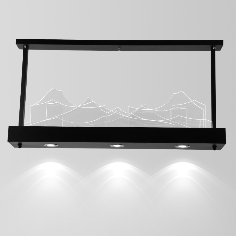 Подвесной реечный светильник MOUNT L95 by ImperiumLoft