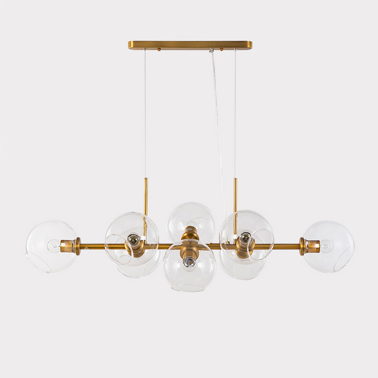 Подвесной реечный светильник DISA Transparent by ImperiumLoft