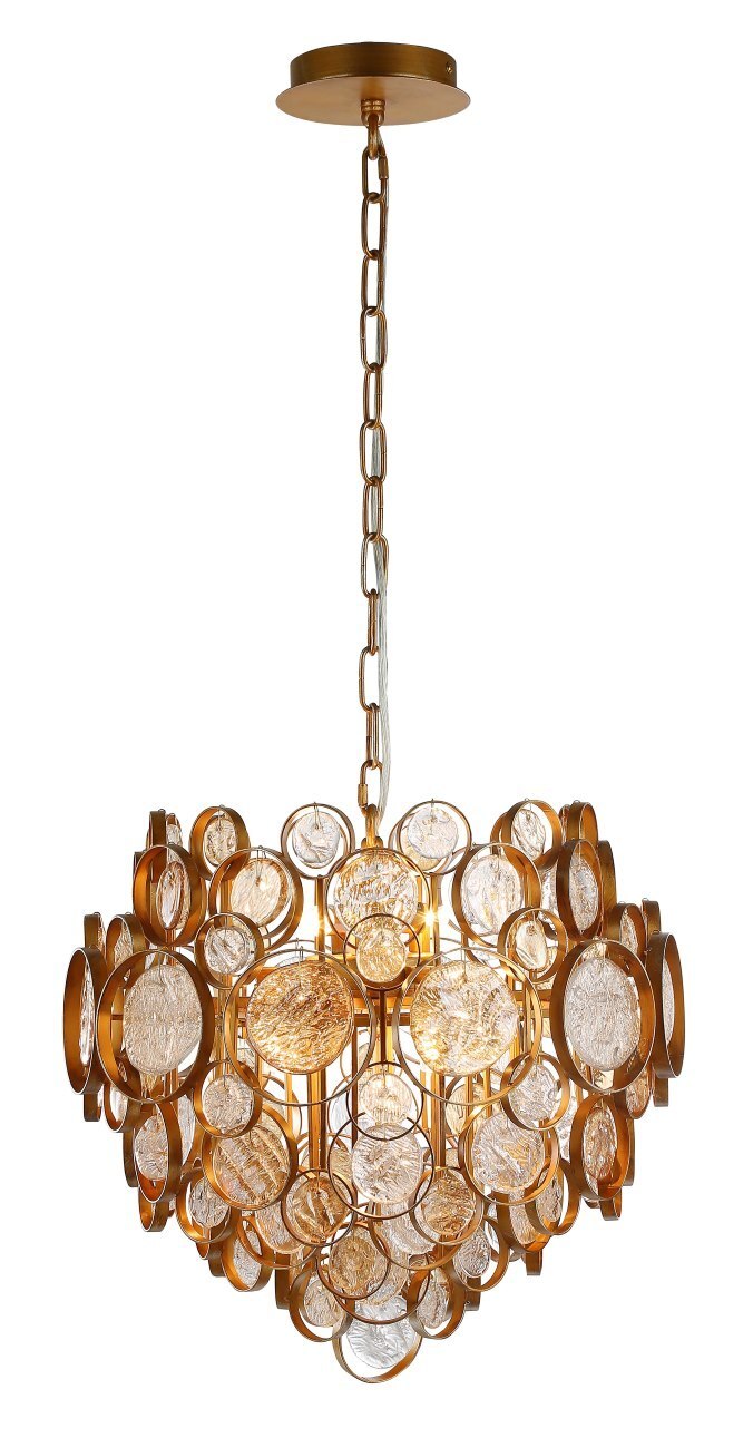 Светильник подвесной Crystal Lux DESEO SP6 D460 GOLD