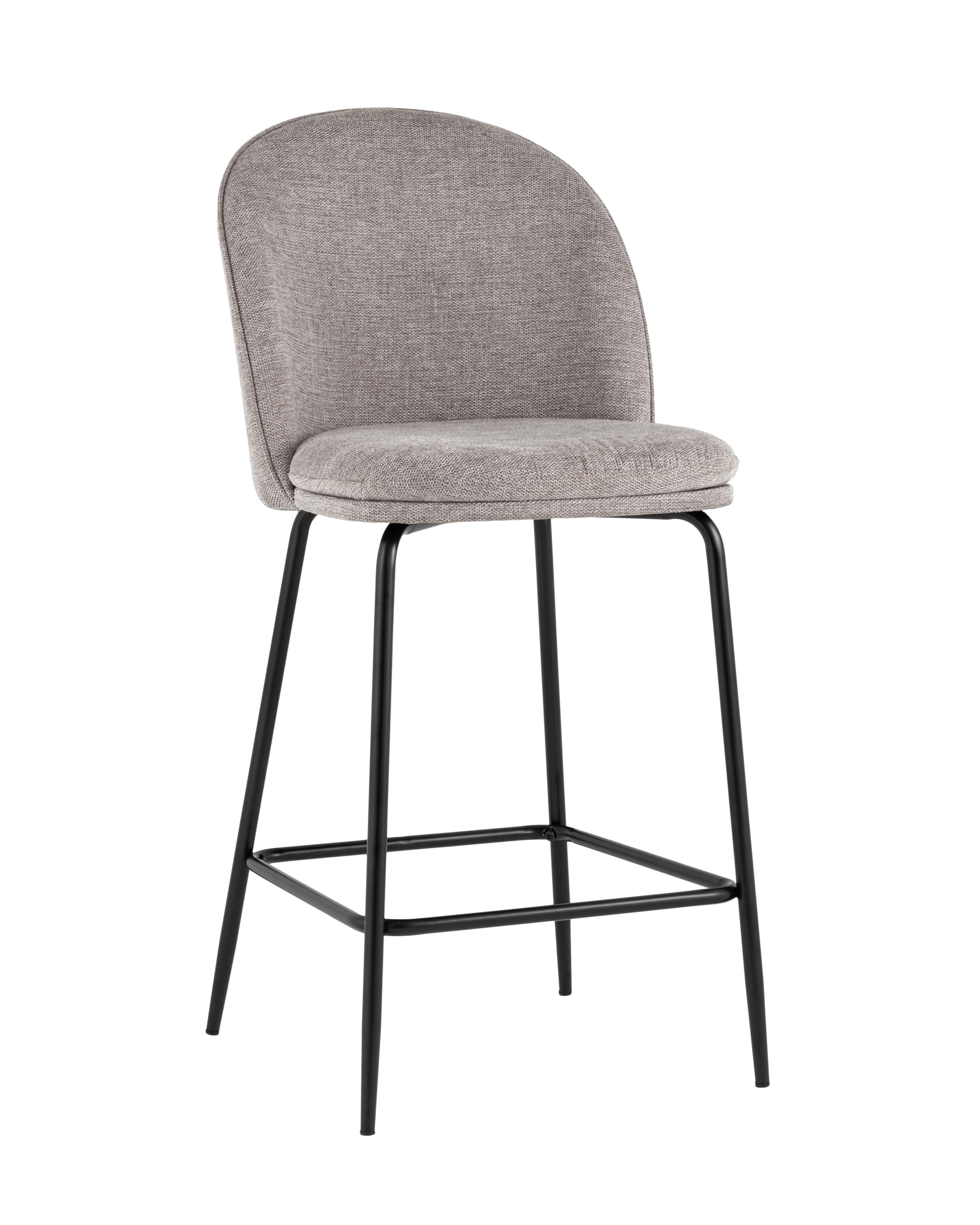 Стул полубарный Echo светло-серый Stool Group