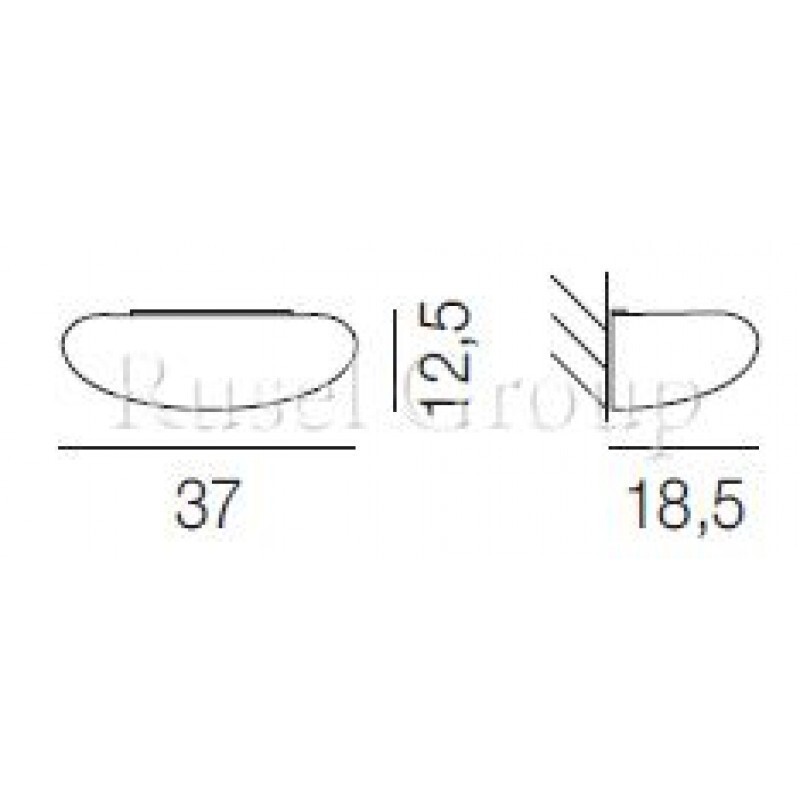 Настенный светильник Vistosi BIANCA AP 40
