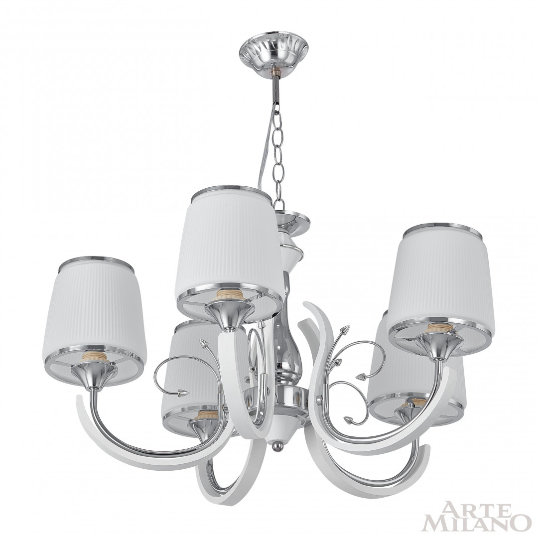 Люстра подвесная с плафонами 309247/5 Wh/Ni Arte Milano