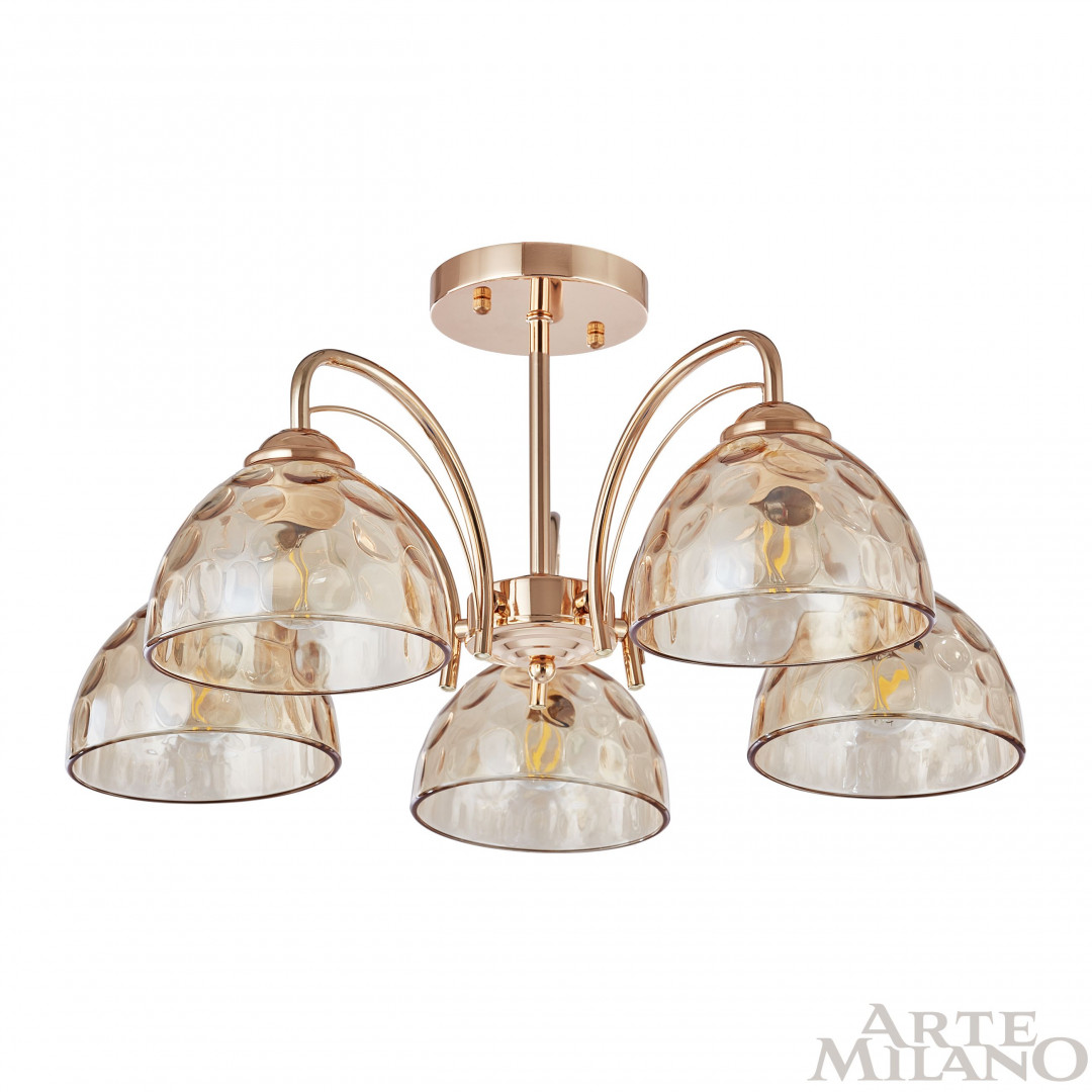 Люстра потолочная с плафонами 332366/5 FGD Arte Milano