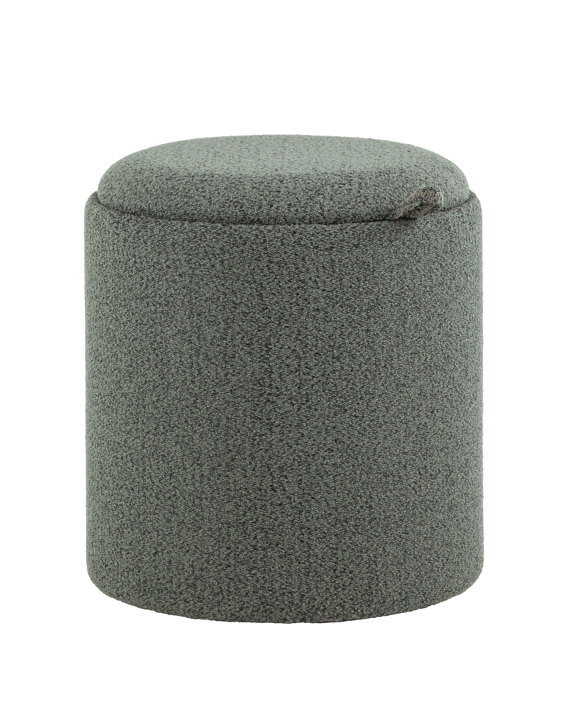 Пуф-столик с ящиком Хюгге XS букле темно-серый Stool Group