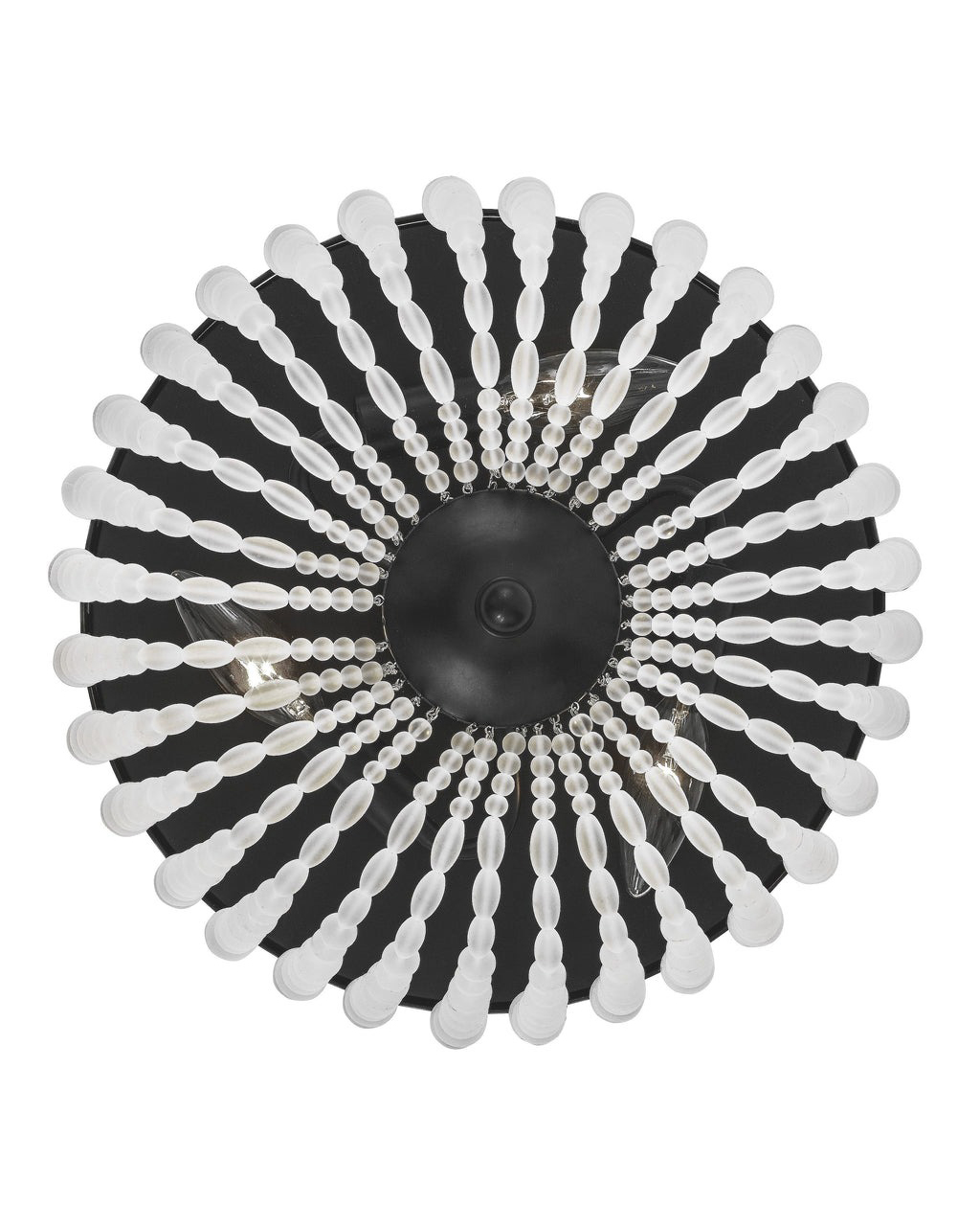 Чёрный потолочный светильник Найджел Louvre Home LHLFM161023SWL