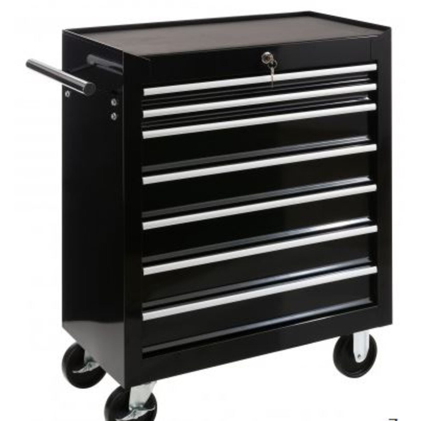 Тележка Trolley Black 7 Drawers KARE 21031