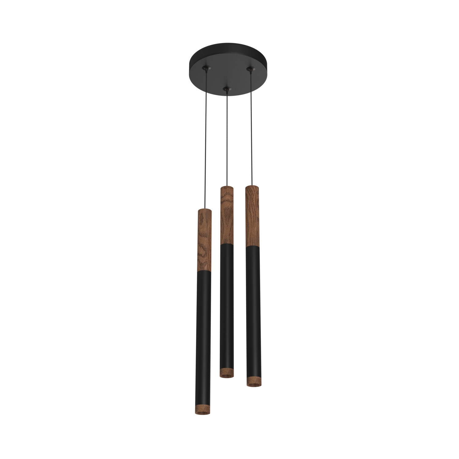 Подвесной (накладной) светодиодный светильник Ledron SAGITONY R3 T40 Wooden 200 Black