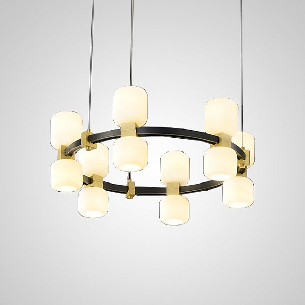 Подвесная люстра WENDEL L12 White by ImperiumLoft