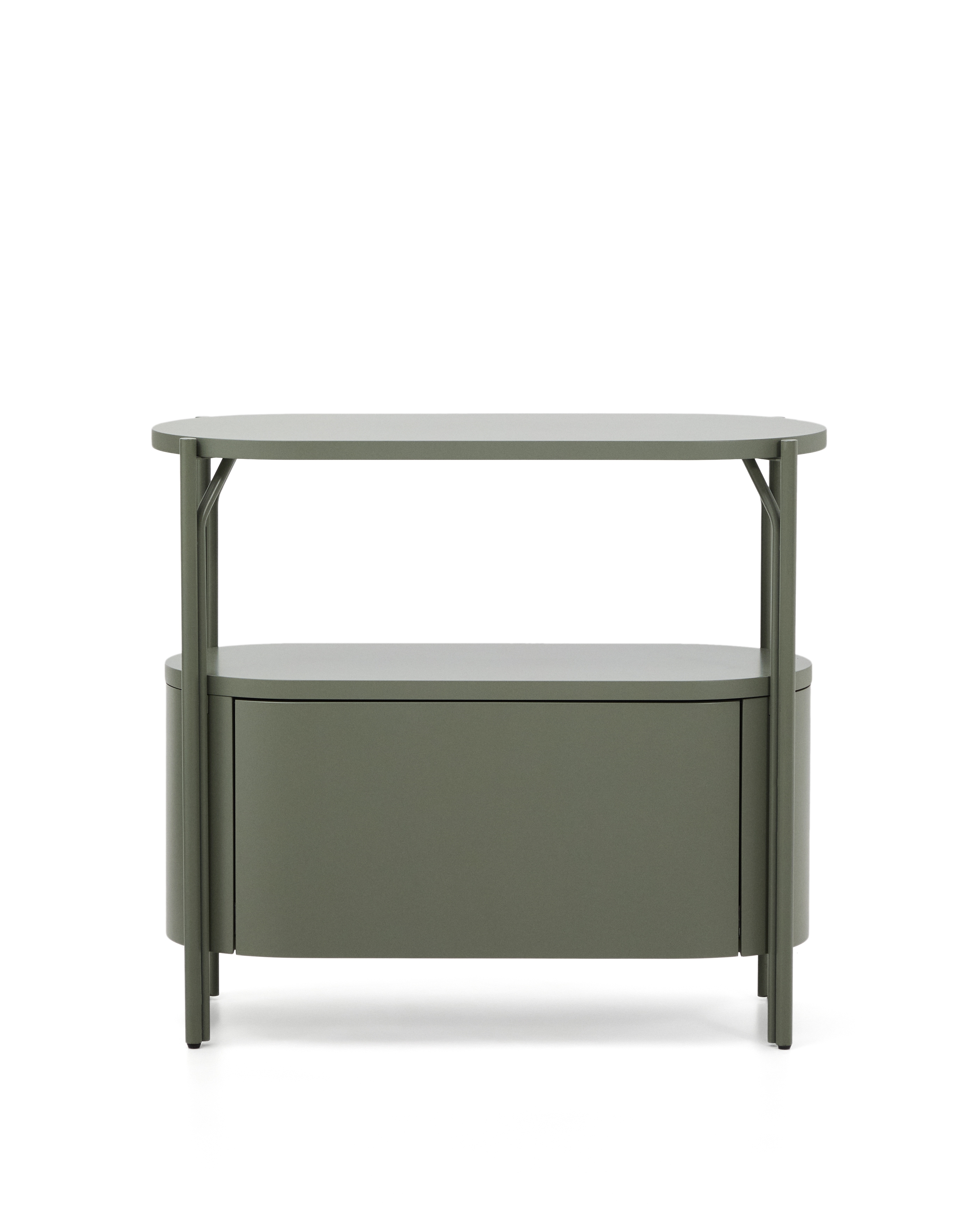 Тумба для ванной Arely из стали и зеленого лака La Forma (ex Julia Grup)