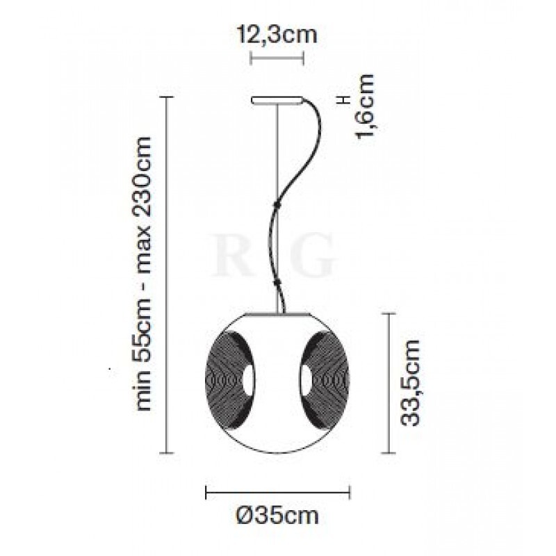 Подвесной светильник Fabbian Eyes F34 A03 00