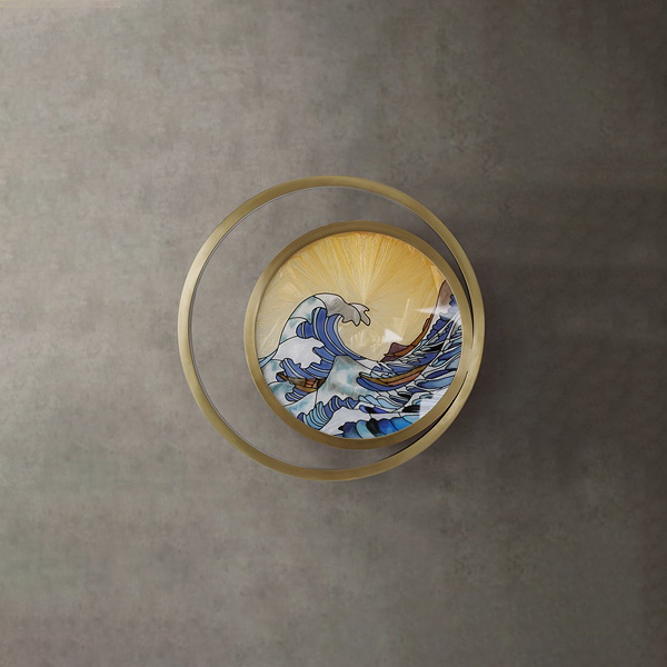 Настенный светильник AKIRA WAVE WALL by ImperiumLoft