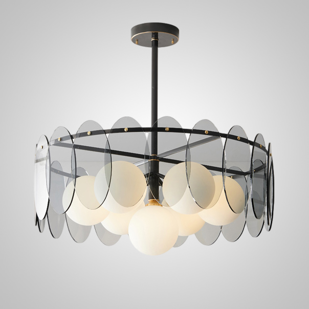 Потолочная люстра RASMIN D60 Black by ImperiumLoft