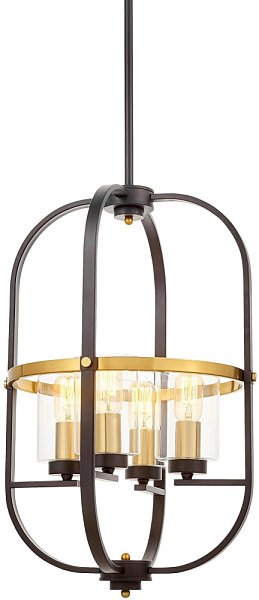 Подвесная люстра Lumina Deco LDP 1141-4 BK+MD