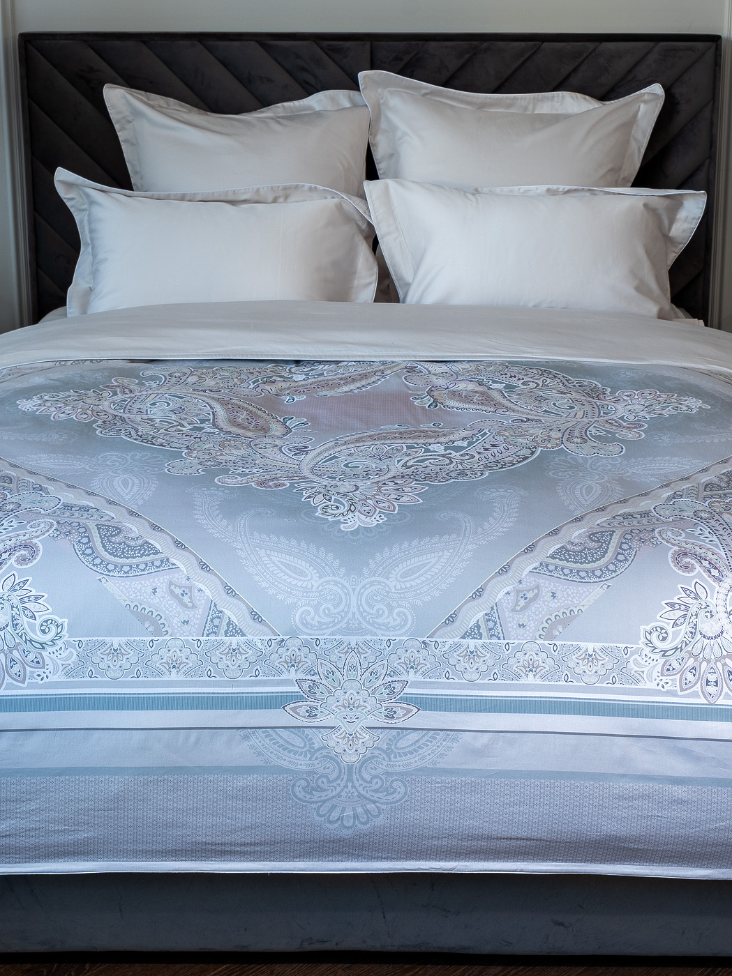 Пододеяльник сатиновый "Сны" 220х200см с принтом Garda Decor 107TD-D0033FG-POD SN PR