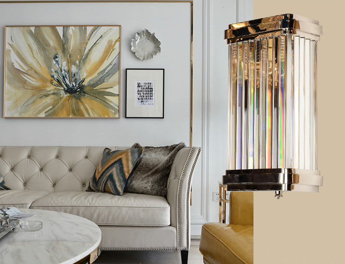 Настенный светильник Delight Collection BRWL7031 nickel