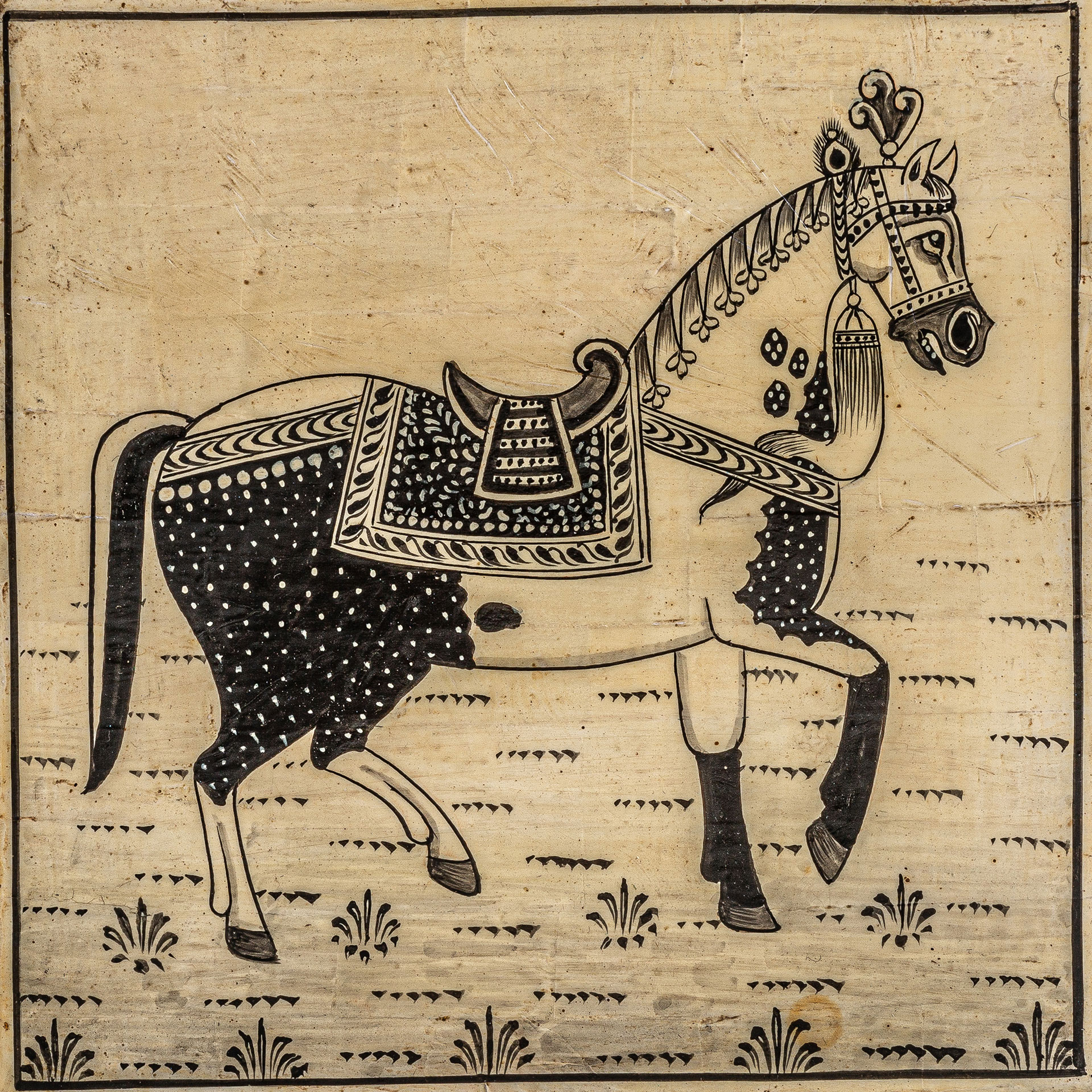 Квадратная коробка Neal бежевого цвета 16x16 Vical