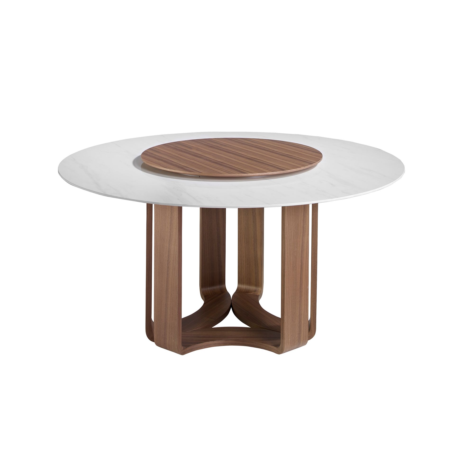 Круглый обеденный стол 1137/DT935 из керамики с мраморной отделкой Angel Cerda