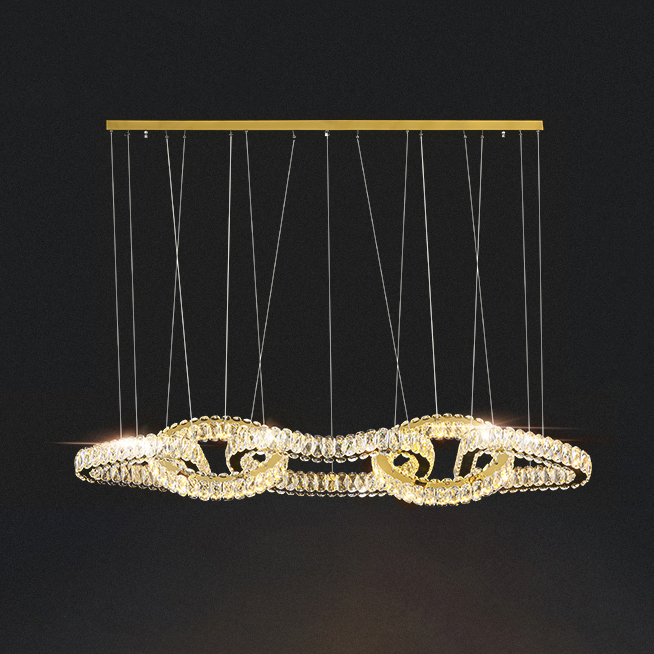 Подвесной светильник SEFENIAS LUX L120 Brass by ImperiumLoft