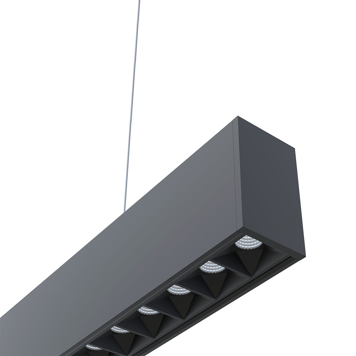 Светильник потолочный Lumker DL-AMBER-P-50-BL-NW-DALI