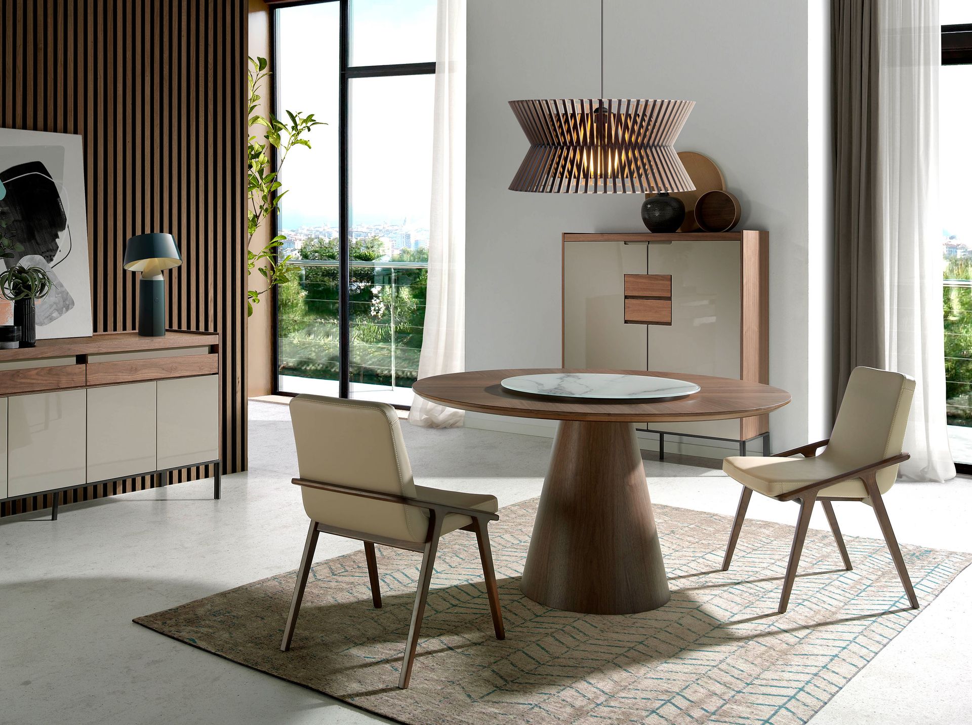 Круглый обеденный стол BRT1702-2 /1016 Angel Cerda