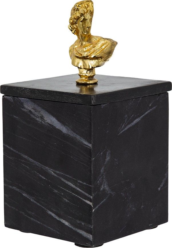 Шкатулка из черного мрамора Glasar 78028-DS