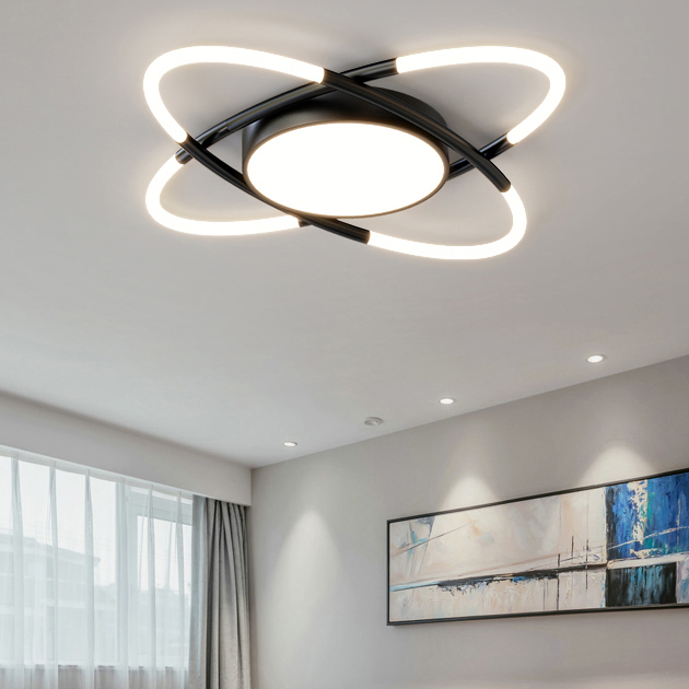 Потолочный светильник IRIA D60 Black by ImperiumLoft