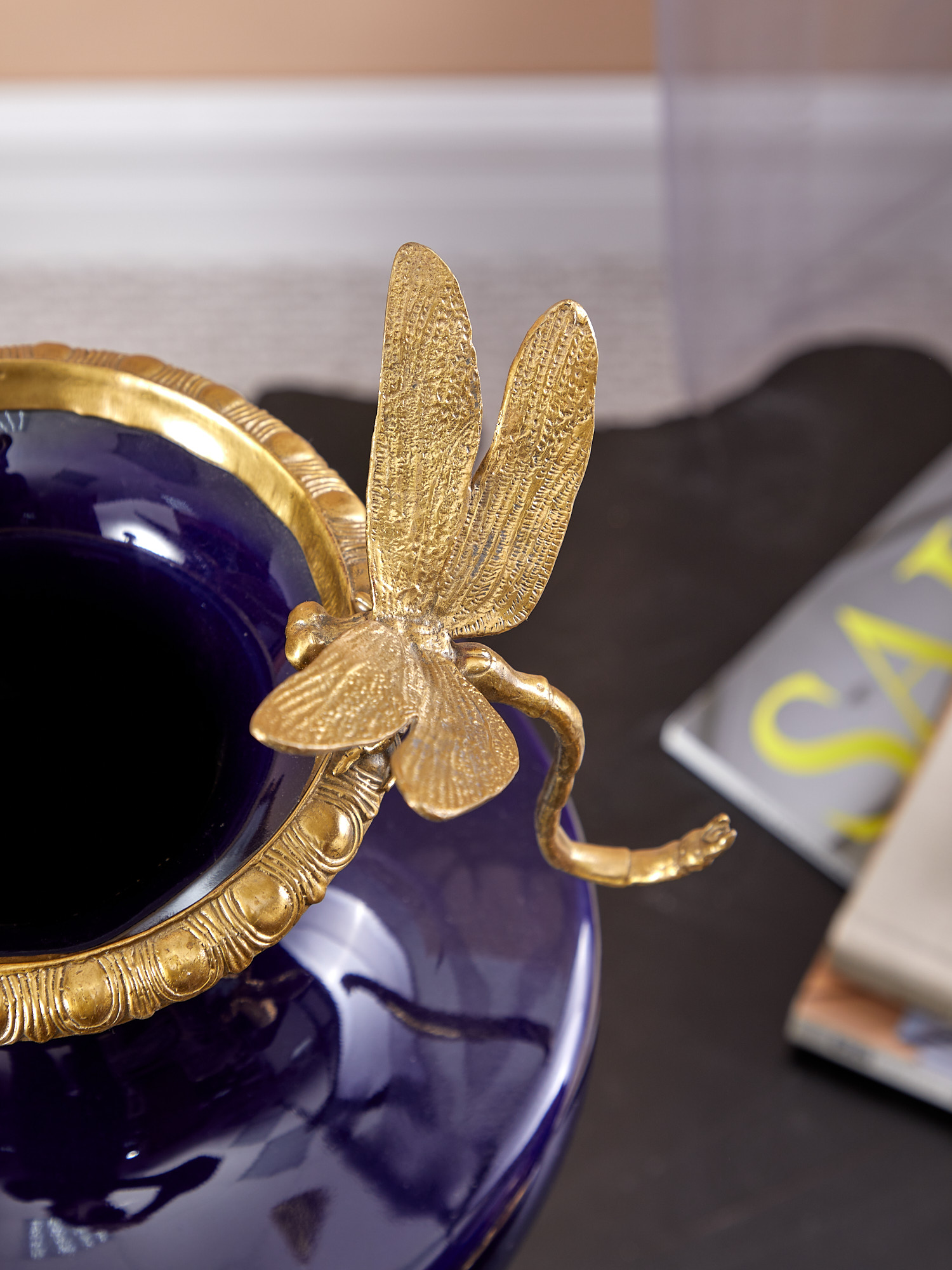 Ваза со стрекозами Glasar A516/U16