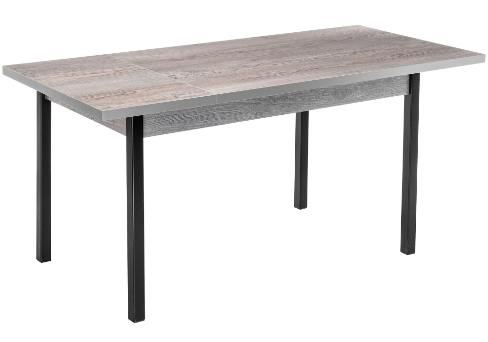 Стол деревянный Woodville Оригон навара / черный матовый 368663