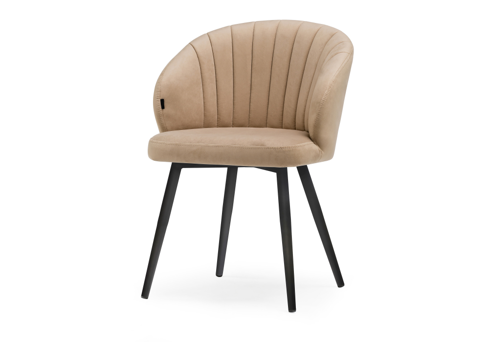 Стул Woodville Бэнбу velutto 05 / черный 462396